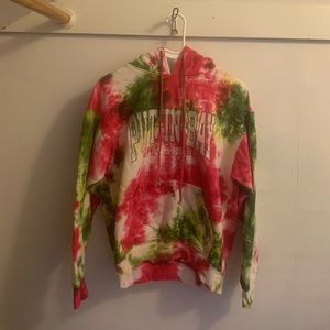put in bay lake erie tie dyed hoodie, size women’s small! (tagged for exposure)